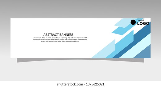 Modern banner design. abstract template design vector