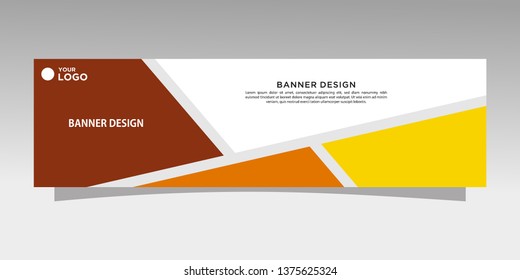 Modern banner design. abstract template design vector