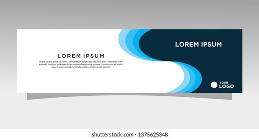Modern banner design. abstract template design vector