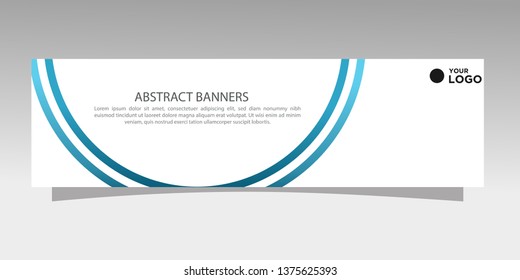 Modern banner design. abstract template design vector