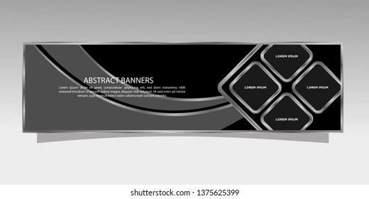 Modern banner design. abstract template design vector