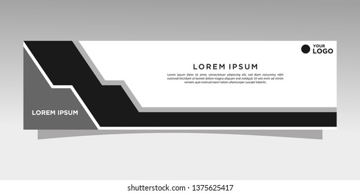 Modern banner design. abstract template design vector