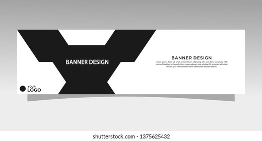 Modern banner design. abstract template design vector