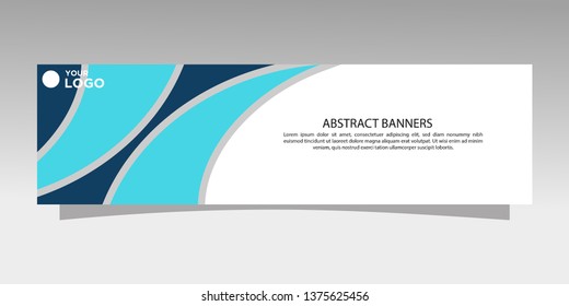 Modern banner design. abstract template design vector
