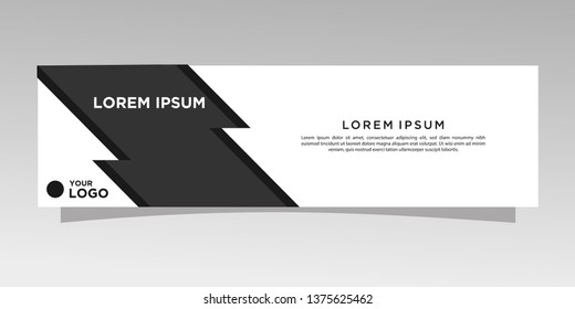 Modern banner design. abstract template design vector