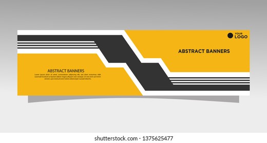 Modern banner design. abstract template design vector