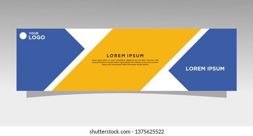 Modern banner design. abstract template design vector
