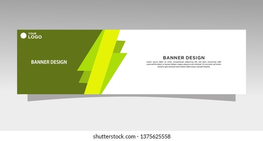 Modern banner design. abstract template design vector