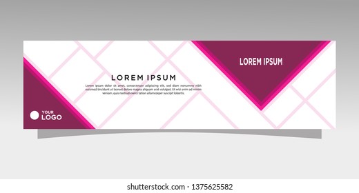 Modern banner design. abstract template design vector