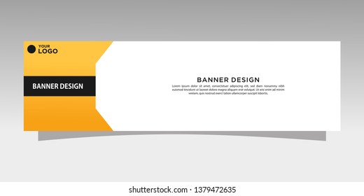 Modern banner design. abstract template design vector