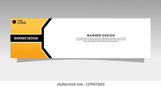 Modern banner design. abstract template design vector