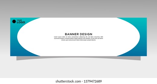 Modern banner design. abstract template design vector