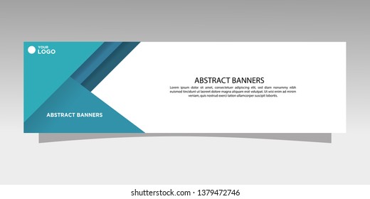Modern banner design. abstract template design vector