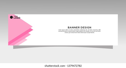 Modern banner design. abstract template design vector