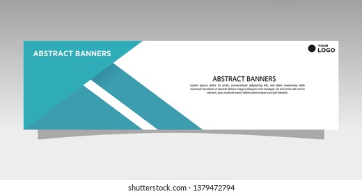 Modern banner design. abstract template design vector
