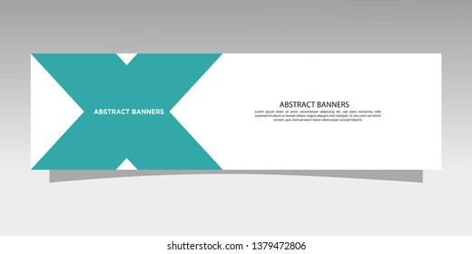 Modern banner design. abstract template design vector