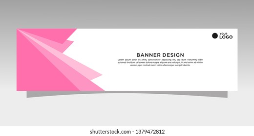Modern banner design. abstract template design vector