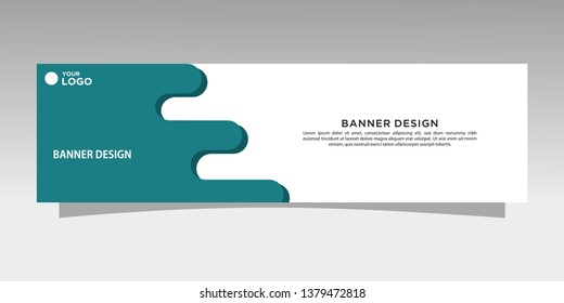 Modern banner design. abstract template design vector