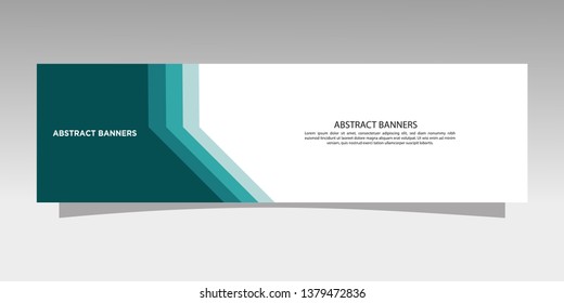 Modern banner design. abstract template design vector