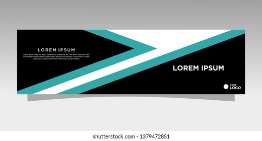 Modern banner design. abstract template design vector