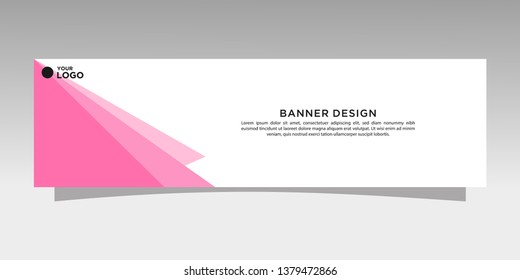 Modern banner design. abstract template design vector