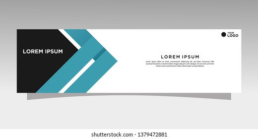 Modern banner design. abstract template design vector