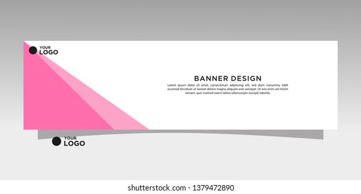 Modern banner design. abstract template design vector
