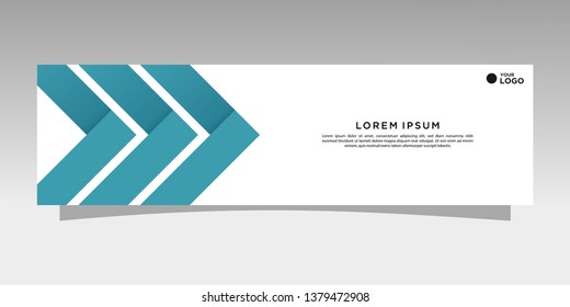 Modern banner design. abstract template design vector