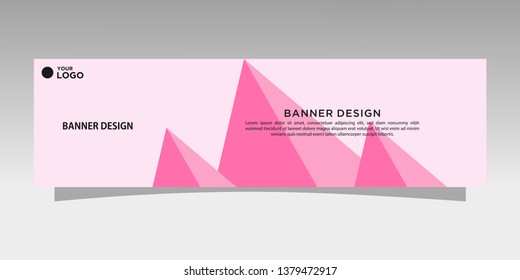 Modern banner design. abstract template design vector