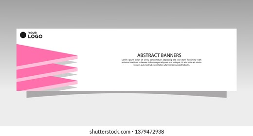 Modern banner design. abstract template design vector