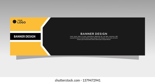 Modern banner design. abstract template design vector