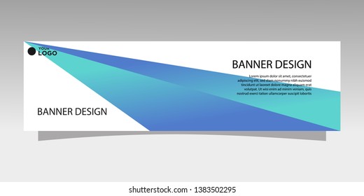 Modern banner design. abstract template design vector