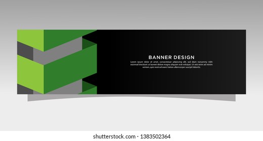 Modern banner design. abstract template design vector
