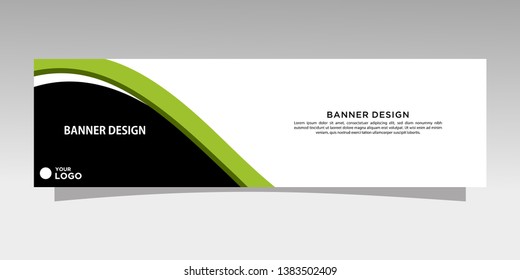 Modern banner design. abstract template design vector