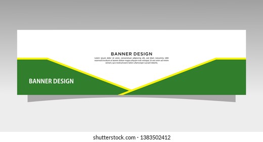 Modern banner design. abstract template design vector