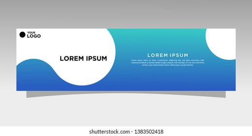 Modern banner design. abstract template design vector