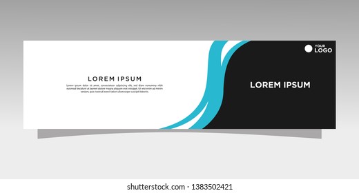 Modern banner design. abstract template design vector