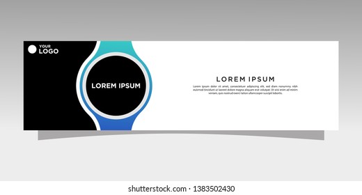Modern banner design. abstract template design vector