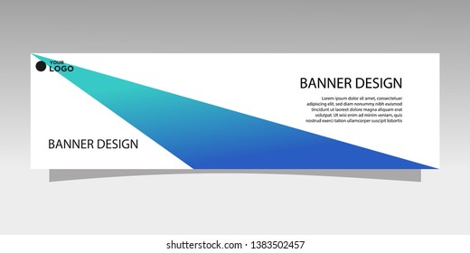 Modern banner design. abstract template design vector