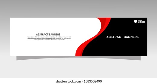 Modern banner design. abstract template design vector