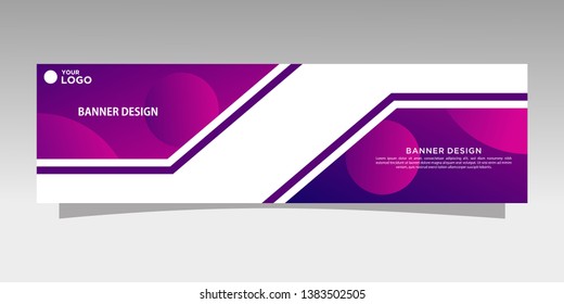 Modern banner design. abstract template design vector