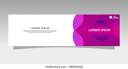 Modern banner design. abstract template design vector