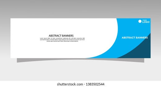 Modern banner design. abstract template design vector