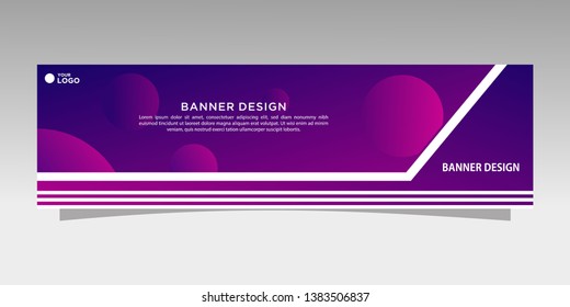 Modern banner design. abstract template design vector