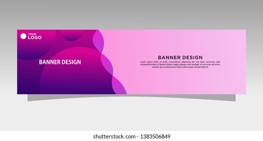 Modern banner design. abstract template design vector