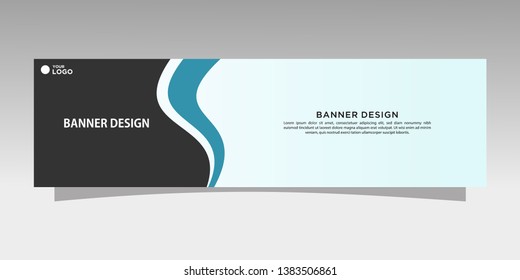 Modern banner design. abstract template design vector