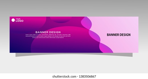 Modern banner design. abstract template design vector