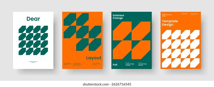 Modern Banner Design. Geometric Business Presentation Layout. Isolated Background Template. Report. Poster. Flyer. Book Cover. Brochure. Magazine. Handbill. Brand Identity. Advertising. Journal