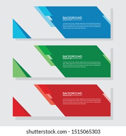 Modern Banner Design Illustration . Abstract Banner Background Design Vector Template, 
