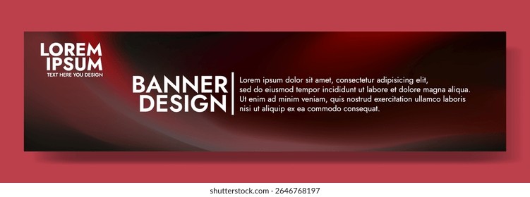 Design de banner moderno com um fundo de chama granada sedutor.